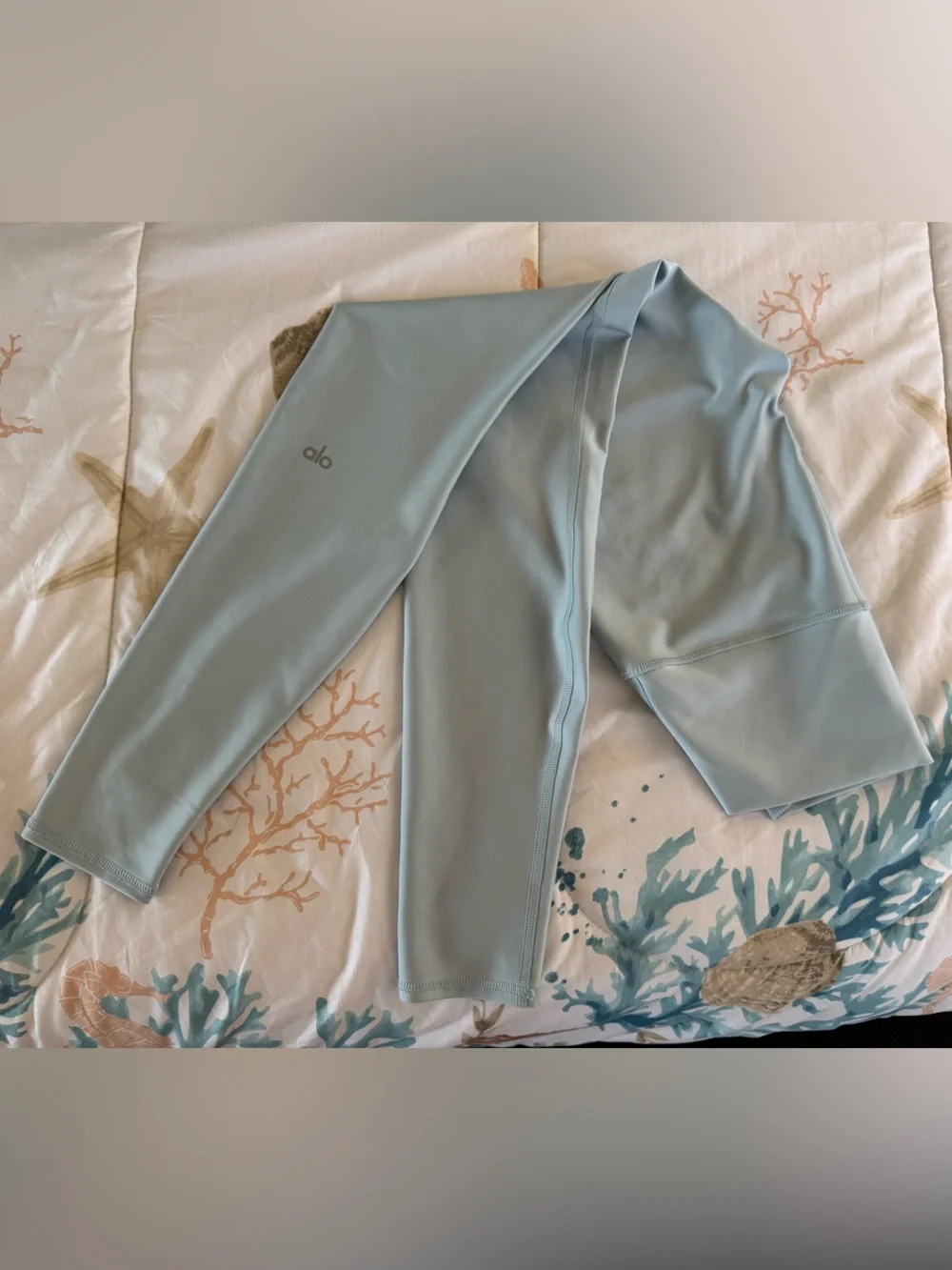ALO Yoga Light Gray Seamless Leggings